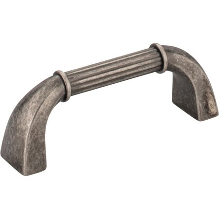 Jeffrey Alexander 3" Center-to-Center Distressed Pewter Cordova Cabinet Pull Z281-BNDL